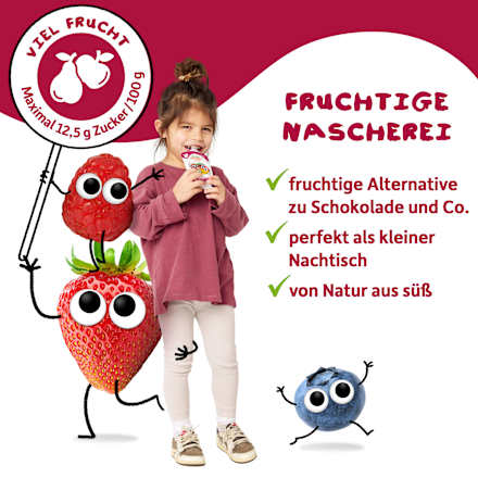 Quetschie Apfel, Banane, Ananas & Kokosnuss ab 6 Monaten Freche Freunde
