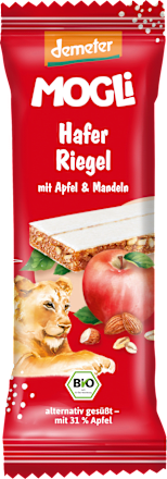 Fruchtriegel Hafer mit Apfel & Mandeln ab 3 Jahren MOGLi