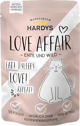 Nassfutter Katze Multipack (12x100 g) Love Affair