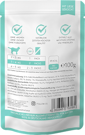 Nassfutter Katze "Lunch Box" Multipack (6x100 g) Love Affair