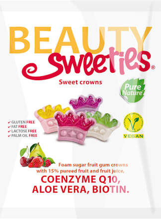 Ovocné penové želé korunky  Beauty Sweeties