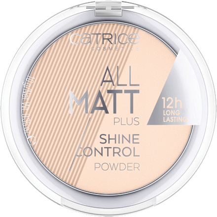 All Matt Plus Shine Control pudră compactă 010 Transparent CATRICE