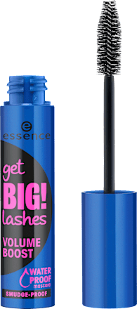 Get Big! Lashes Mascara Volume Boost Waterproof 01 Black essence