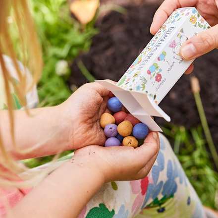 Blumenmurmeln, bunt, 25-teilig Die Stadtgärtner