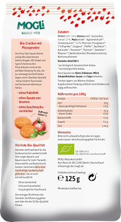 Kindersnack Pizzataler ab 3 Jahren MOGLi