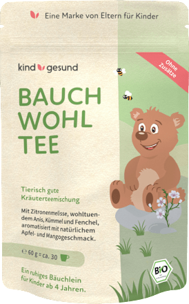 Kindertee Bauchwohl  kind gesund