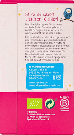 Kindertee Himbeertraum (20 Beutel), ab 1 Jahr  Teefee