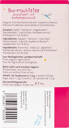 Kindertee Himbeertraum (20 Beutel), ab 1 Jahr  Teefee