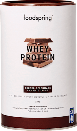 Whey Proteinpulver, Schoko Geschmack foodspring