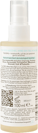 After Sun Gel Aloe Vera beruhigend Jean&Len