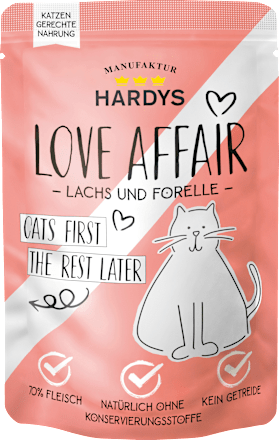 Nassfutter Katze Multipack (12x100 g) Love Affair