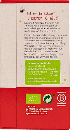 Kindertee Erdbeerzauber (20 Beutel) Teefee