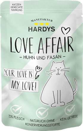 Nassfutter Katze Multipack (12x100 g) Love Affair