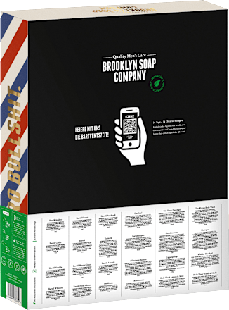 Adventskalender 2023, Quality Men´s Care Brooklyn Soap Company