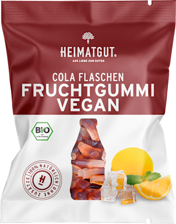 Fruchtgummi Cola Flaschen vegan HEIMATGUT