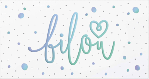 Geschenkset Dreamy Rainbow Mini-Duschschäumen 5tlg  bilou