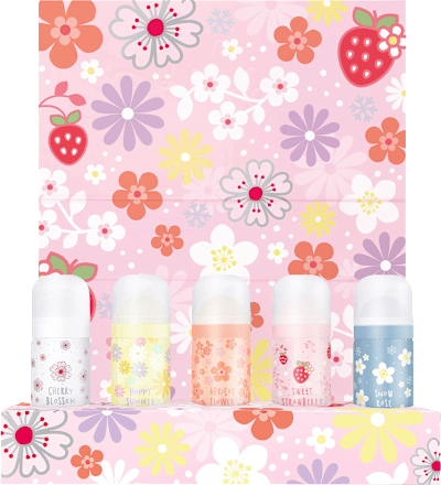 Geschenkset Rainbow Duschschaum 5tlg bilou