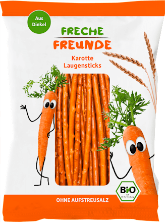 BIO špaldové tyčinky s příchutí mrkve Freche Freunde