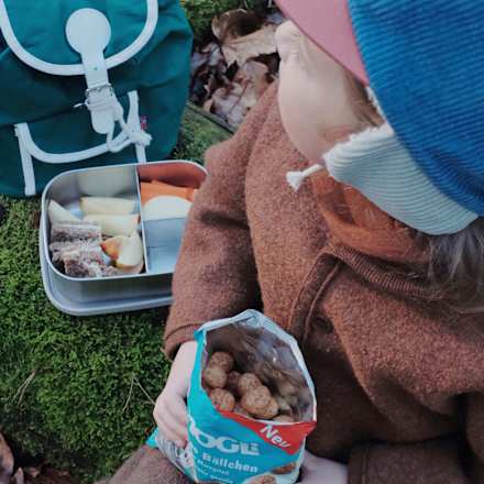 Kindersnack Kakao Bällchen aus Maisgrieß ab 3 Jahren MOGLi
