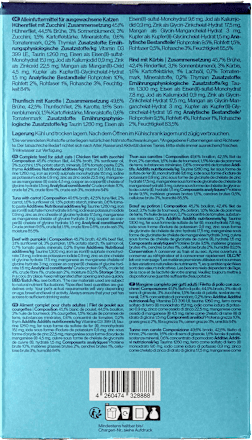 Nassfutter Katze Saucenmenü Multipack (6x40 g) Pets Deli