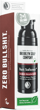 2in1 Balsam Bart & Gesicht Bart Softener mit Jojoba & Macadamia Öl Brooklyn Soap Company