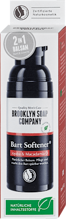 2in1 Balsam Bart & Gesicht Bart Softener mit Jojoba & Macadamia Öl Brooklyn Soap Company