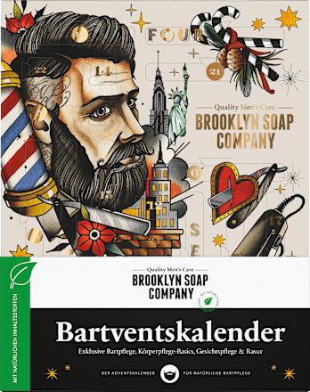 Adventskalender 2023, Quality Men´s Care Brooklyn Soap Company