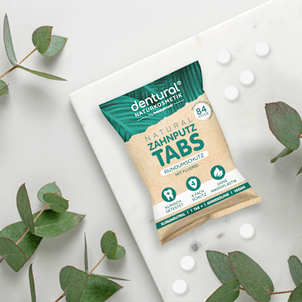Zahnputztabletten Rundumschutz mit Fluorid dentural