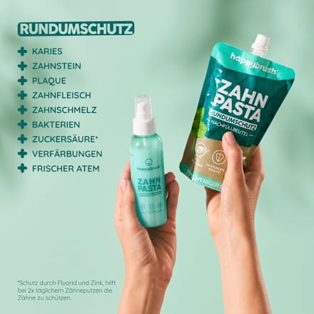Zahnpasta Rundumschutz Nachfüllbeutel happybrush
