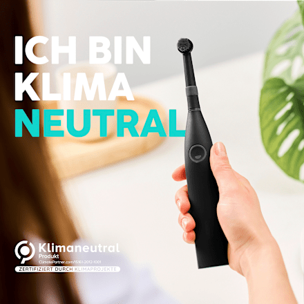 Elektrische Zahnbürste Eco R2 all Black happybrush