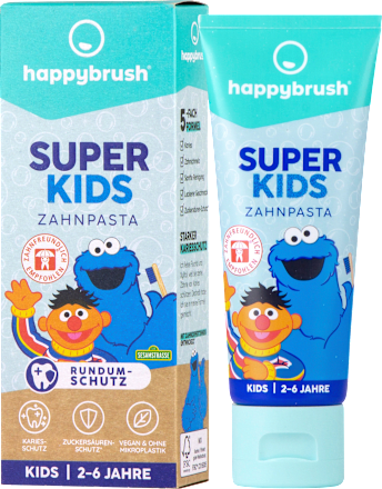 Zahnpasta Kinder Super Sesamstraße happybrush