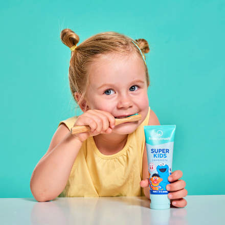 Zahnpasta Kinder Super Sesamstraße happybrush
