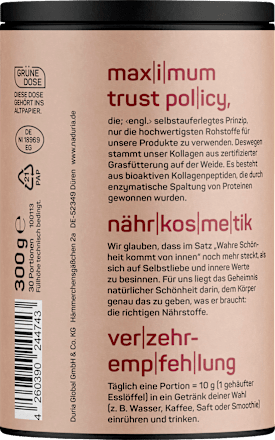 Kollagen Pulver Premium Hydrolysat Naduria