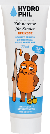 Zahncreme für Kinder Aprikose Hydrophil
