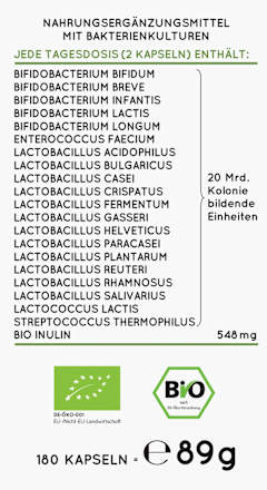 Probiona Kulturenkomplex Kapseln 180 St. Nature Love