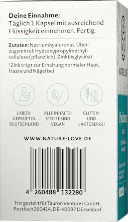 Hyaluron 500 Kapseln Nature Love