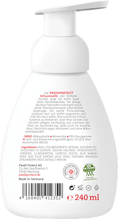 Schaumseife Erdbeere PAEDIPROTECT