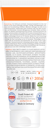Sonnencreme Familie LSF 50+ PAEDIPROTECT