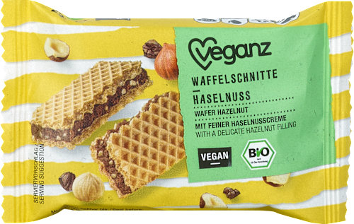Waffelschnitte Haselnuss Veganz
