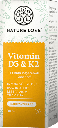 Vitamin D3 & K2 Tropfen Nature Love