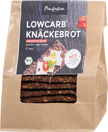 Bio hrustljavi kruh LCHF Hrustljava konoplja Panifactum