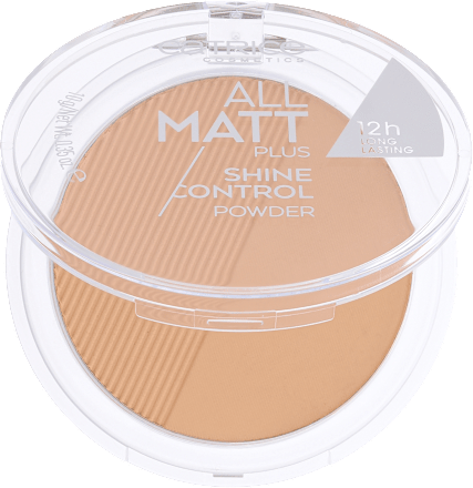 All Matt Plus Shine Control kompaktni puder – 030 Warm Beige CATRICE
