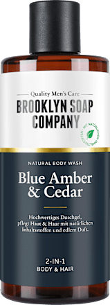 Duschgel Blue Amber & Cedar 2in1 Brooklyn Soap Company