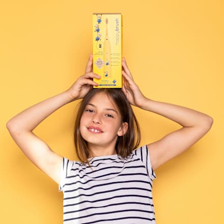 Schallzahnbürste Kinder V3 Eco Minions, ab 8 Jahren happybrush