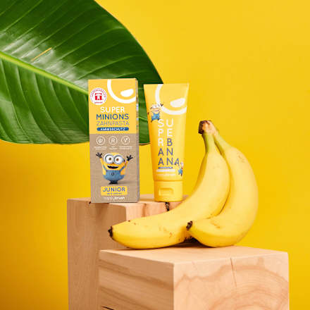 Zahnpasta Kinder "Minions"  Super Banana, ab 6 Jahren happybrush