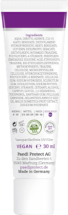 Sonnencreme Gesicht, LSF 50+ PAEDIPROTECT