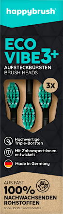 Aufsteckbürsten Eco Vibe 3+ happybrush