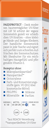 Sonnencreme Stick LSF 50 PAEDIPROTECT