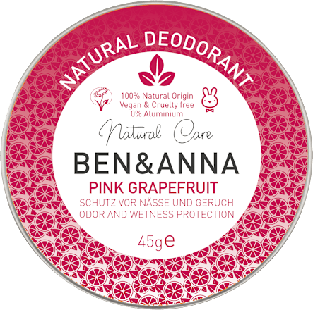 Натурален крем-дезодорант Pink Grapefruit BEN&ANNA