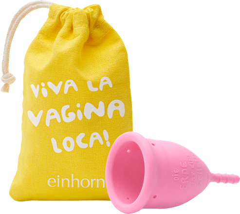 Menstruationstasse Gr. S einhorn